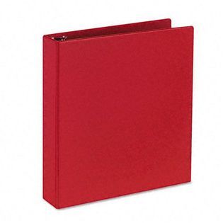 Avery Durable Binder with Slant Rings, 11 x 8 1/2, 1 1/2, Red