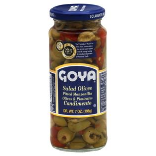 Goya Salad Olives, Pitted Manzanilla, 7 oz (198 g)   Food & Grocery