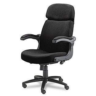Tiffany Industries Big & Tall Executive Upholstered Chair, Black