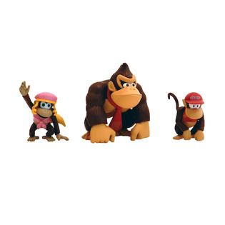 Nintendo  Super Mario Brothers Donkey Kong 2 Inch Mini Figures 3 Pack