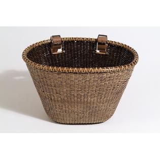 Nantucket Bicycle Basket Co. Lightship Collection (oval, dark stain