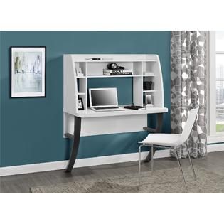 Dorel Home Furnishings Wall Mounted Desk with Metal Legs Multiple
