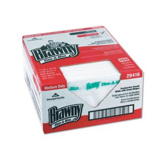 Georgia Pacific Brawny Dine A Max Food service Towels in White / Green