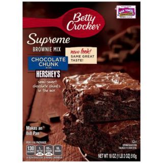 Betty Crocker? Chocolate Chunk Supreme Brownie Mix 18 oz. Box