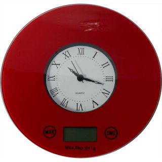 iFresh Digital Kitchen Scale with Quartz Clock   16788549  