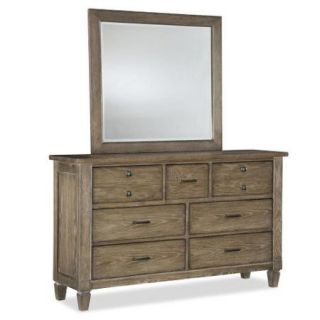 Legacy Classic Furniture Brownstone Village 7 Drawer Dresser with Mirror