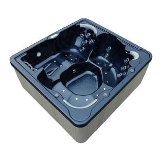 The Home and Garden Spas  80 Jet 6 Person Hot Tub with Lounger