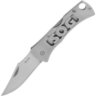 SOG Micron 2 Folding Pocket Knife   Straight Edge, Clip Point 6296Y 36