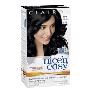 Clairol  Nice n Easy Hair Color, Natural Black (122)