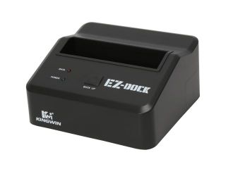 KINGWIN EZD 2535 2.5" & 3.5" Black SATA USB 2.0 & eSATA Hard Drive Docking Station