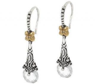 Barbara Bixby Sterling & 18K Crystal Drop Earrings —