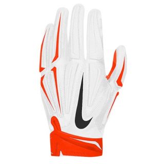 Nike Superbad 3.0 Padded Receivers Gloves   Mens   Football   Sport Equipment   White/Team Orange