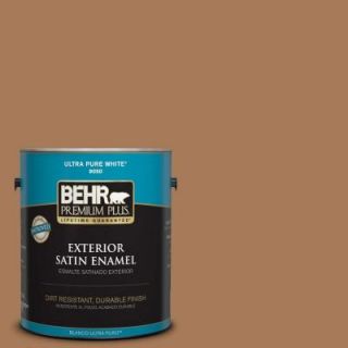 BEHR Premium Plus 1 gal. #260F 6 Smokey Topaz Satin Enamel Exterior Paint 934001