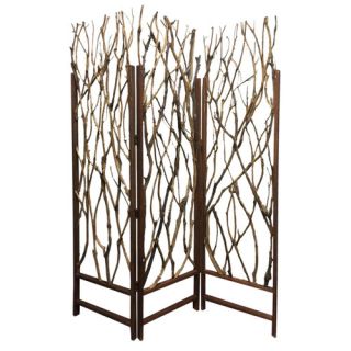 70 x 58 Tree Screen 3 Panel Room Divider by Screen Gems