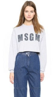 MSGM Cropped MSGM Sweatshirt