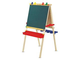 Deluxe Kids Wooden Easel w A Frame Design