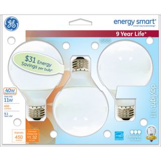 GE energy smart?????? CFL 11 watt G25 3 pack