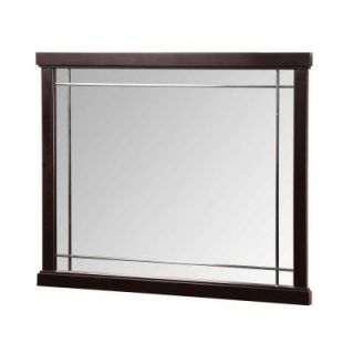 Home Decorators Collection Zen 38 in. Vanity Mirror in Espresso ZEEM3831