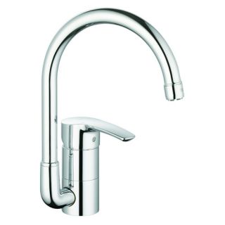 Eurostyle Single Handle Single Hole Standard Kitchen Faucet with Water
