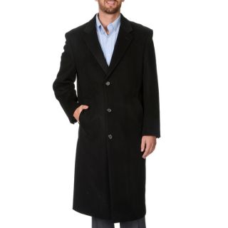 Montefino Mens Harvard Black Full length Coat   16674283