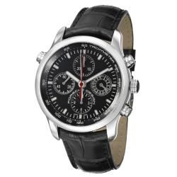 Porsche Design Mens P6613 Titanium and Leather Automatic Watch