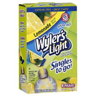 Wylers Light Singles to Go Soft Drink Mix, Low Calorie, Sugar Free