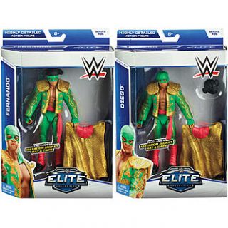 WWE PACKAGE DEAL Fernando & Diego (Los Matadores)   WWE Elite 35 Toy