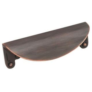 Amerock Inspirations 3 in. Oil Rubbed Bronze Plain Cup Pull BP1592ORB