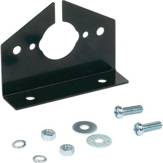 Hopkins Towing Solutions Mounting Bracket — For 4,5,6 Round Vehicle Connectors, Model# 48605  Adapters   Connectors