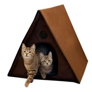 K&H Pet Products Outdoor Heated Kitty A Frame House 3992