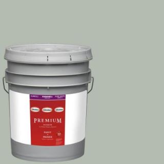 Glidden Premium 5 gal. #HDGCN14D Green Smoke Eggshell Latex Interior Paint with Primer HDGCN14DP 05E