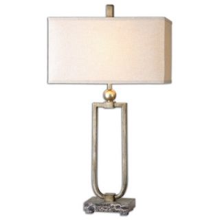 Osmund Metal 32.5 H Table Lamp with Rectangular Shade by Uttermost