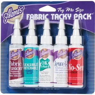 Aleenes Fabric Glue Tacky Pack 5 Piece   Home   Crafts & Hobbies
