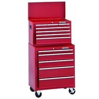 Craftsman  26 Wide 7 Drawer Homeowner Top Chest   Red