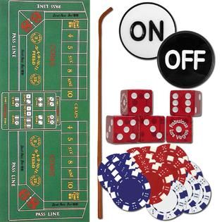 Trademark Poker Craps Set   All the pieces to play NOW   Toys & Games