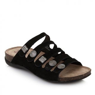 PureSole™ "Mesa" Leather Multi Strap Comfort Sandal   7695988