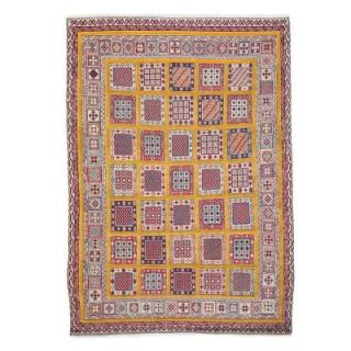 Solo Rugs Barjasta Pink 4 ft. 8 in. x 6 ft. 9 in. Indoor Area Rug M1740 533