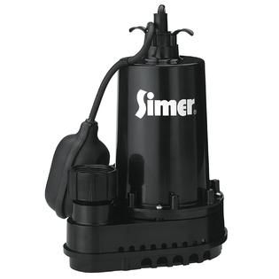 Simer 1/2 hp Thermoplastic Submersible Sump Pump   Tools   Pumps