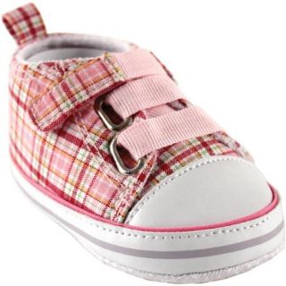 Luvable Friends Newborn Baby Girl Plaid Sneakers