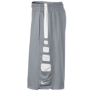 Nike Elite Stripe Shorts   Mens   Basketball   Clothing   Black/Metallic Silver