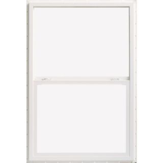 ThermaStar by Pella Vinyl Double Pane Annealed Single Hung Window (Rough Opening 30 in x 60 in; Actual 29.5 in x 59.5 in)