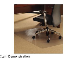 Floortex 1115227ER Ultimat Chair Mat for Plush Pile Carpets, 48 x 60, Clear