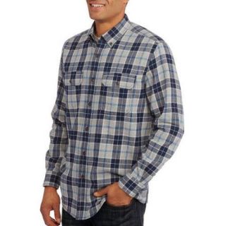 Faded Glory Big Men's Long Sleeve 2 Pocket Flannel Shirt