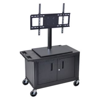 Mobile Cart with Universal LCD TV Mount and Cabinet