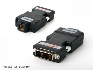 Atlona   DVIF20R   miniature DVI Receiver over single Multi Mode Fiber with HDCP and EDID Support