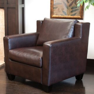 Home Loft Concepts Leonard Leather Club Chair