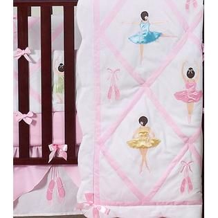 Sweet Jojo Designs  Ballerina Collection 9pc Crib Bedding Set