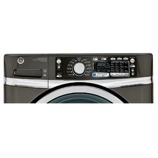 GE  4.8 cu. ft. RightHeight™ Design Front Load Washer   Metallic