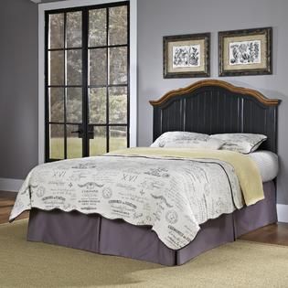 Home Styles Oak and Rubbed Black French Countryside Full/Queen