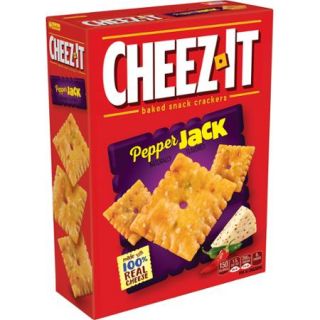 Cheez It Pepper Jack Baked Snack Crackers, 12.4 oz